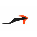 Ouïes de radiateur Racetech noir/orange KTM | Oxmoto