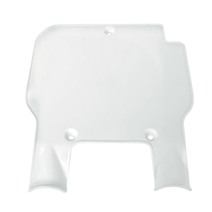 Plaque numéro frontale Polisport Kawasaki kx125/250 blanc