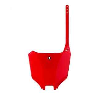 Plaque numéro frontale Polisport rouge Honda CRF450R
