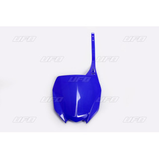 Plaque numéro frontale UFO bleu Yamaha YZ450F | Oxmoto