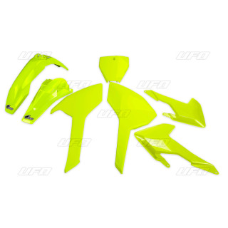 Plaque numéro frontale UFO jaune fluo Honda crf450r/rx