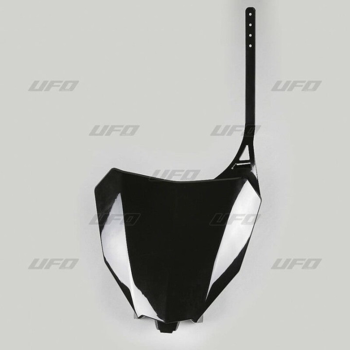 Plaque numéro frontale UFO noir Honda crf450r/rx | Oxmoto