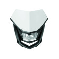 Plaque phare Polisport Halo blanc/noir | Oxmoto