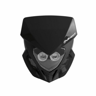Plaque phare Polisport lookos evo noir | Oxmoto