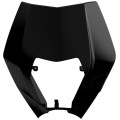 Plaque phare Polisport noir KTM EXC/EXC-F | Oxmoto