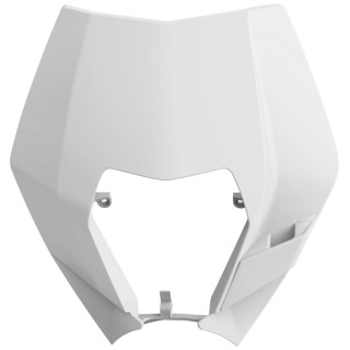 Plaque phare Polisport blanc KTM exc/exc-f | Oxmoto