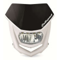 Plaque phare Polisport Halo LED noir/blanc | Oxmoto