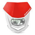 Plaque phare Polisport halo led rouge/blanc | Oxmoto