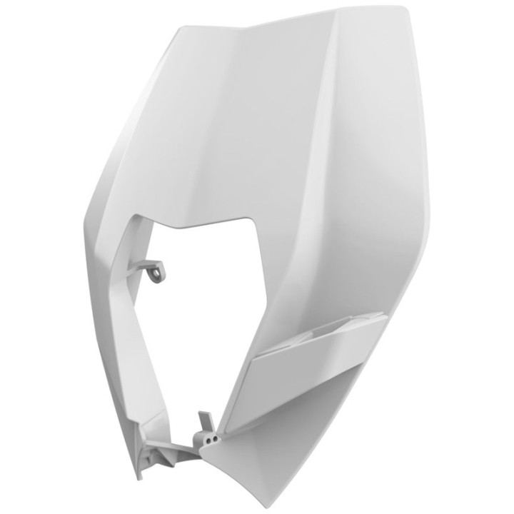 Plaque phare Polisport blanc KTM exc/exc-f | Oxmoto