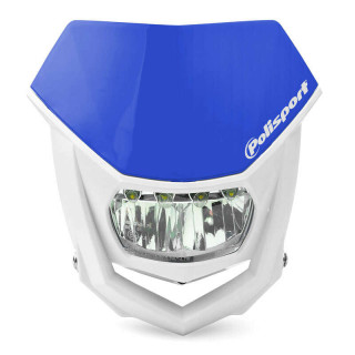Plaque phare Polisport Halo LED bleu/blanc | Oxmoto