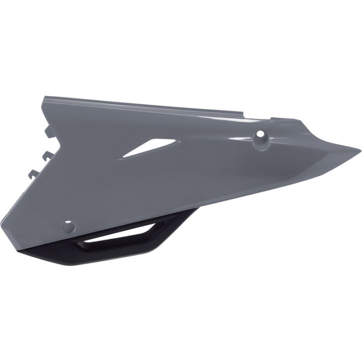 Plaques latérales Polisport mx restyling gris | Oxmoto
