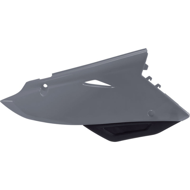 Plaques latérales Polisport mx restyling gris | Oxmoto