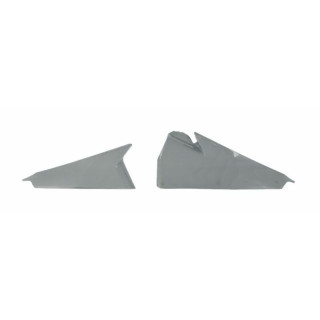 Plaques latérales Racetech gris | Oxmoto