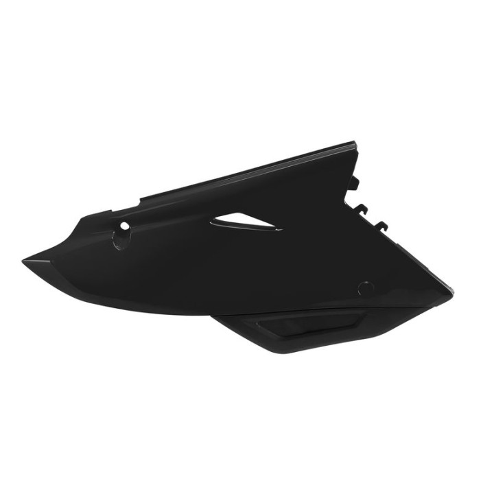 Plaques latérales Polisport restyling noir | Oxmoto