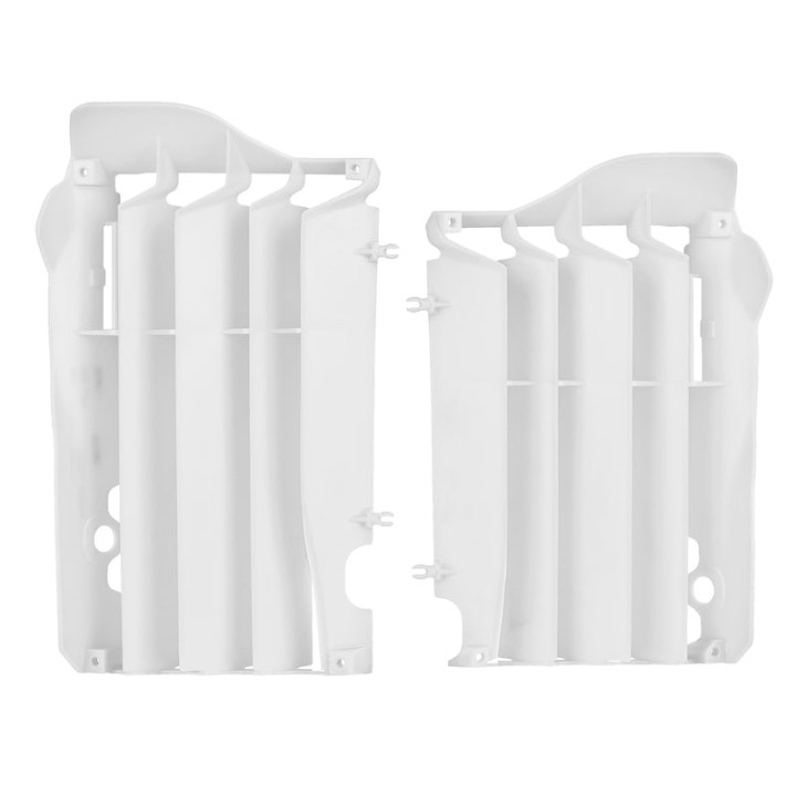 Cache radiateur Polisport blanc Honda crf250r | Oxmoto