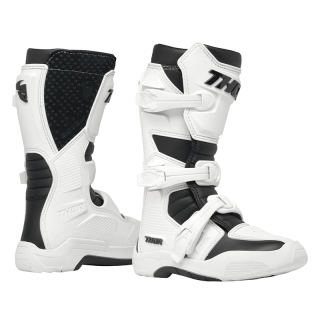 Bottes enfant Thor blitz xr blanc/noir 2025 | Oxmoto