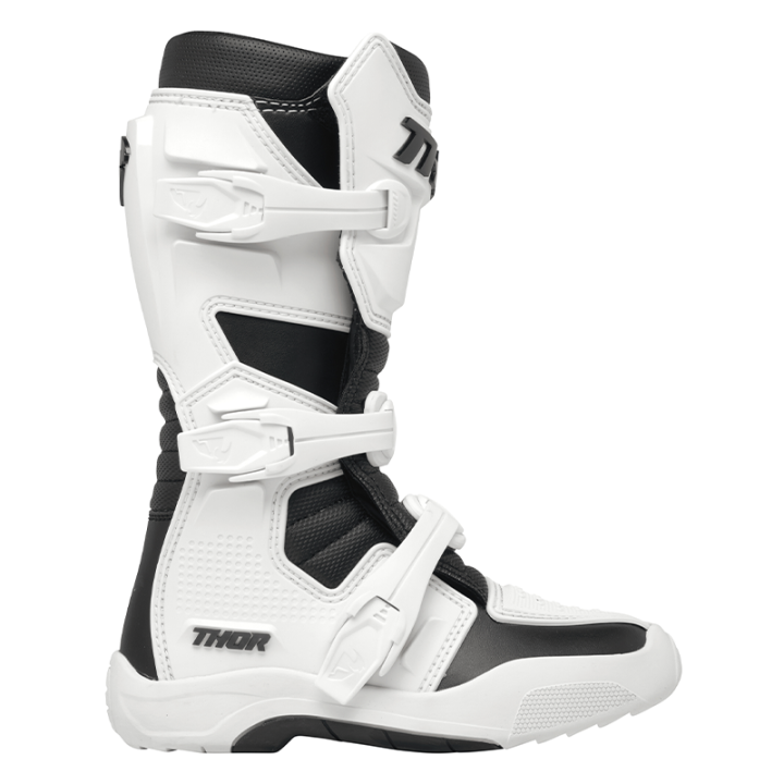 Bottes enfant Thor blitz xr blanc/noir 2025 | Oxmoto