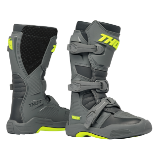 Bottes enfant Thor blitz xr gris/charcoal 2025 | Oxmoto