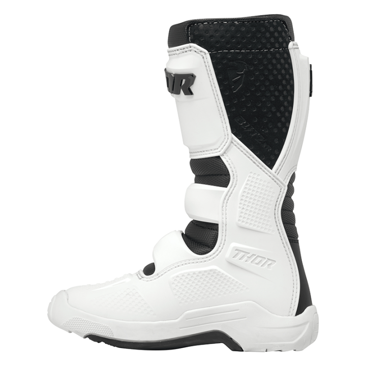 Bottes enfant Thor blitz xr blanc/noir 2025 | Oxmoto