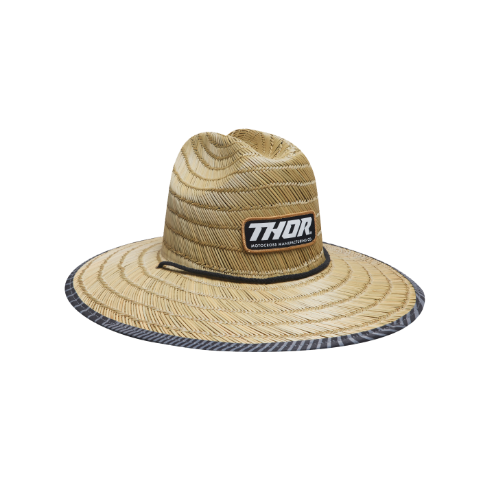 Chapeau de plage en paille Thor tan 2025 | Oxmoto