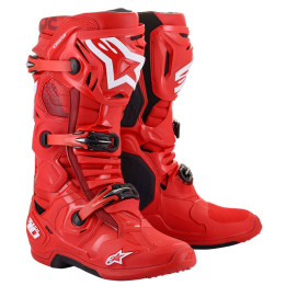 Bottes Alpinestars tech 10 rouge | Oxmoto