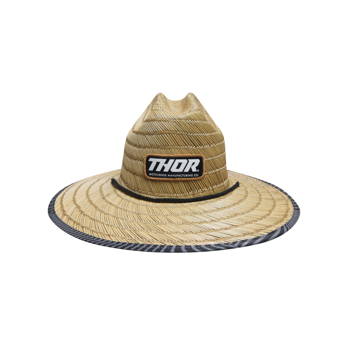 Chapeau de plage en paille Thor tan 2025 | Oxmoto