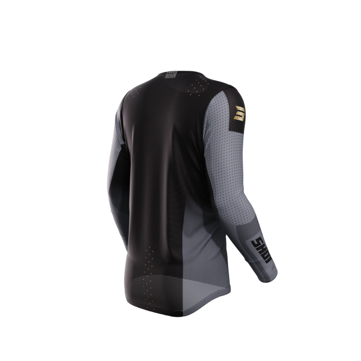 Maillot SHOT aerolite honor noir/or 2024 | Oxmoto