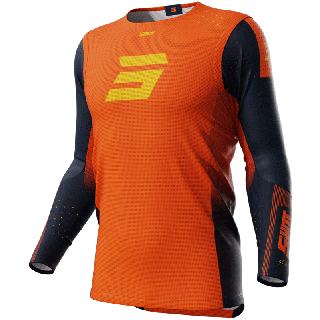 Maillot SHOT aerolite honor orange 2024 | Oxmoto