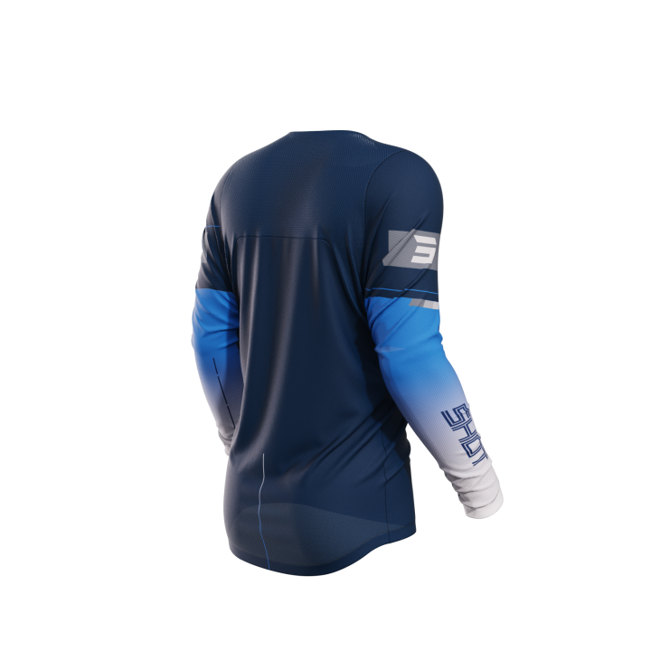 Maillot SHOT contact indy bleu 2024 | Oxmoto