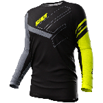 maillot shot contact rush noir/jaune 2024