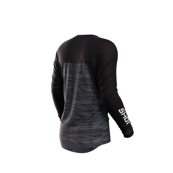 Maillot SHOT contact skill gris 2024 | Oxmoto
