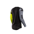 Maillot SHOT contact rush noir/jaune 2024 | Oxmoto