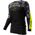 maillot shot contact patrol noir/jaune 2024