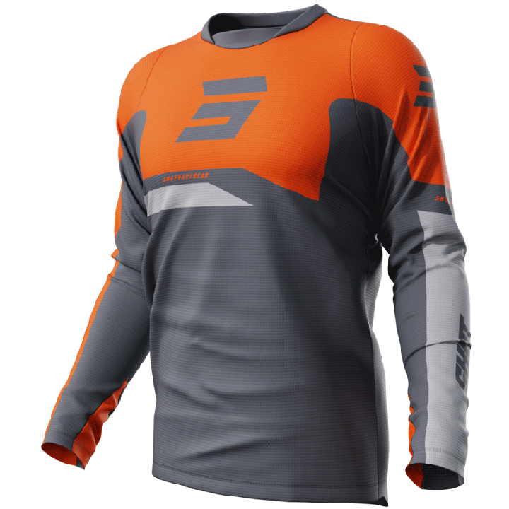 Maillot SHOT devo star orange 2024 | Oxmoto
