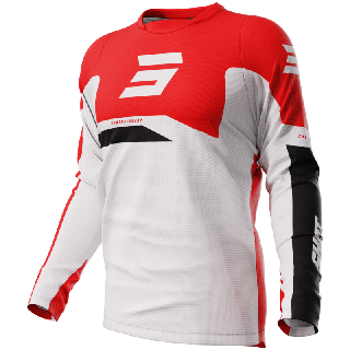 Maillot SHOT devo star rouge 2024 | Oxmoto