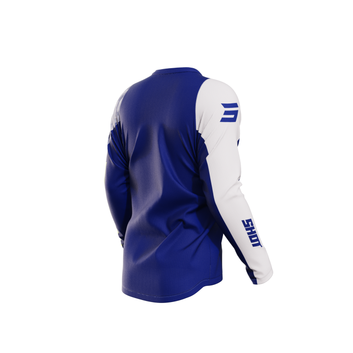 Maillot SHOT devo Matrix bleu 2024 | Oxmoto