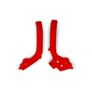 Protection de cadre UFO - rouge Gas Gas | Oxmoto