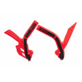 Protège cadre Ractech bi-matières rouge/noir | Oxmoto