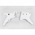 Protège cadre UFO blanc Yamaha YZ125/250 | Oxmoto