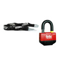 Kit antivol Vector chaîne 1,10m + cadenas/bloque-disque minimax alarm+