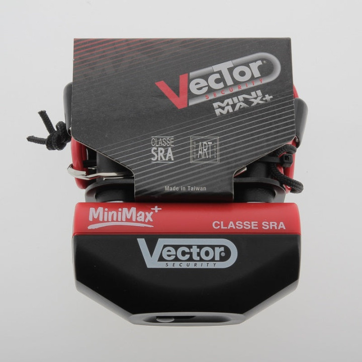 Kit antivol Vector Bloque-disque MiniMax+ Ø16mm + Chaîne Ø13mm / 1,3m - Classe SRA / ART