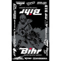Tapis de paddock Bihr home track 160 x 100cm noir | Oxmoto