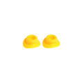 Joints de valve en caoutchouc RFX Sport Series 2pcs - jaune