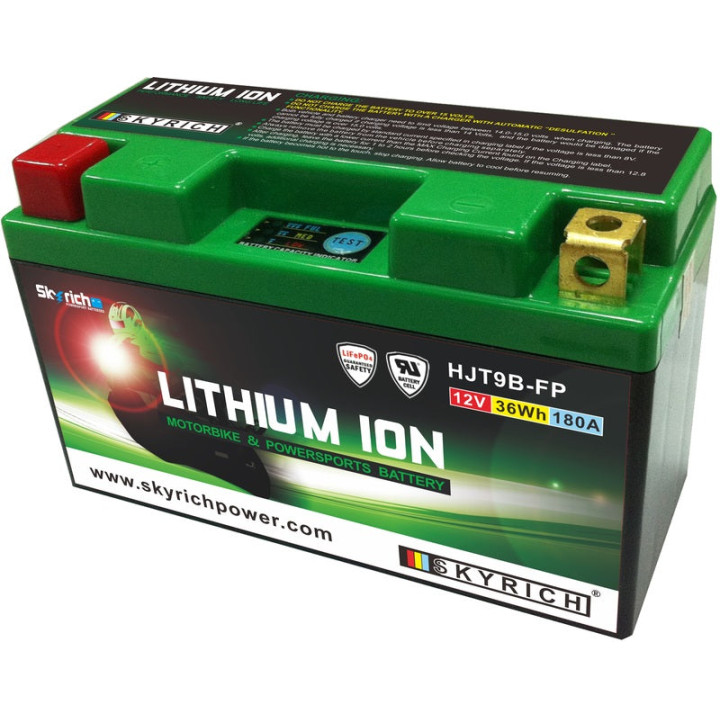 Batterie Skyrich Lithium-Ion - LT9B | Oxmoto