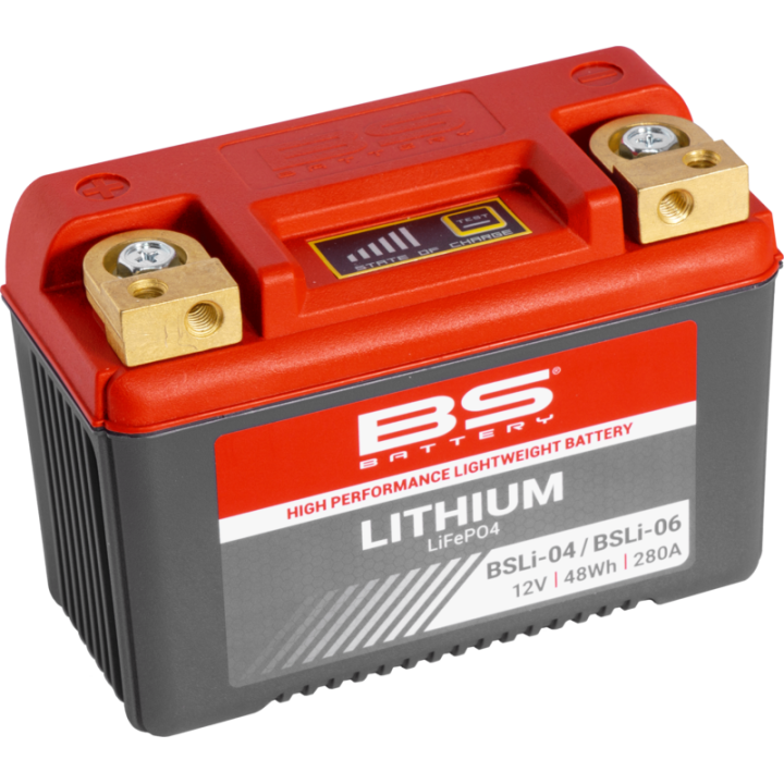 Batterie BS BATTERY Lithium-Ion - BSLI-04/06 | Oxmoto