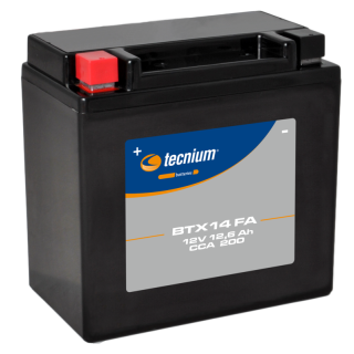 Batterie Tecnium sans entretien activé usine - BTX14