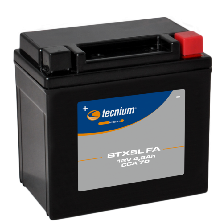 Batterie Tecnium sans entretien activé usine - BTX5L