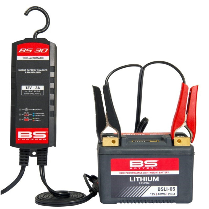 Chargeur de batterie intelligent bs battery bs30 12V 3A