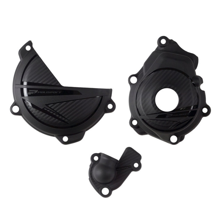 Kit complet de protections de carter moteur Polisport