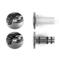 Embouts de guidons S3 End 5 Ø14mm titane | Oxmoto